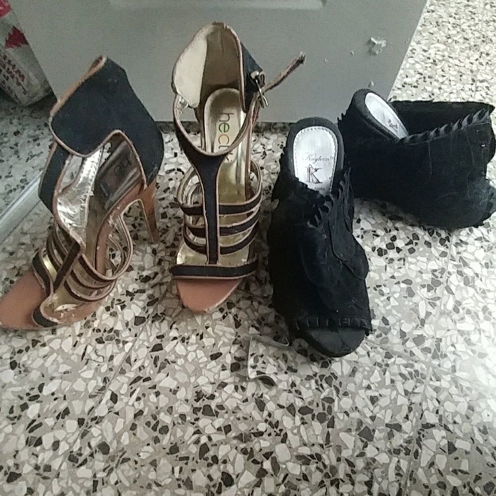 Used and or damaged Shoe bundle